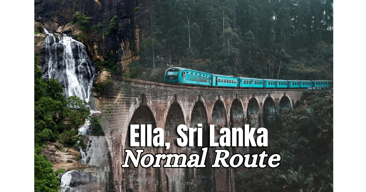 Airport to Ella via Scenic Normal Road (Private Car)